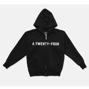 A24 Kids Zip Up Hoodie Sweatshirt